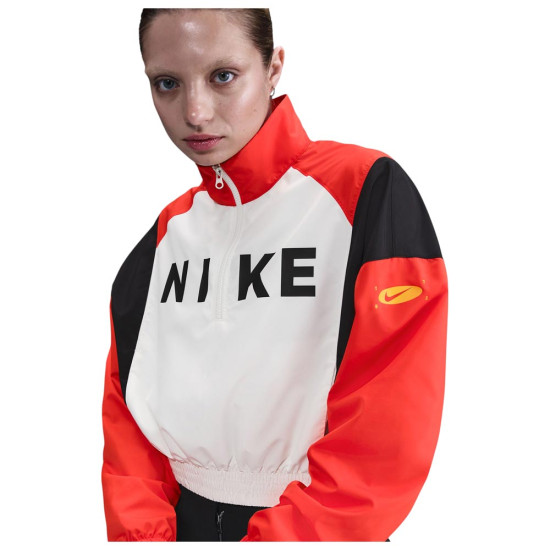 Nike Γυναικείο μπουφάν Sportswear Woven Lightweight 1/4-Zip Jacket Nike Γυναικείο μπουφάν Sportswear Woven Lightweight 1/4-Zip Jacket